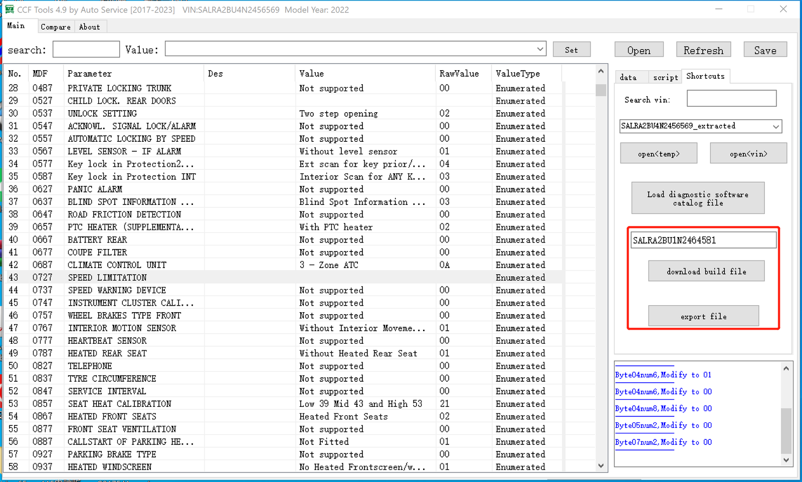 New JLR CCF Tools 4.9 CCF
Editor for JLR 2017-2023 - Image 5