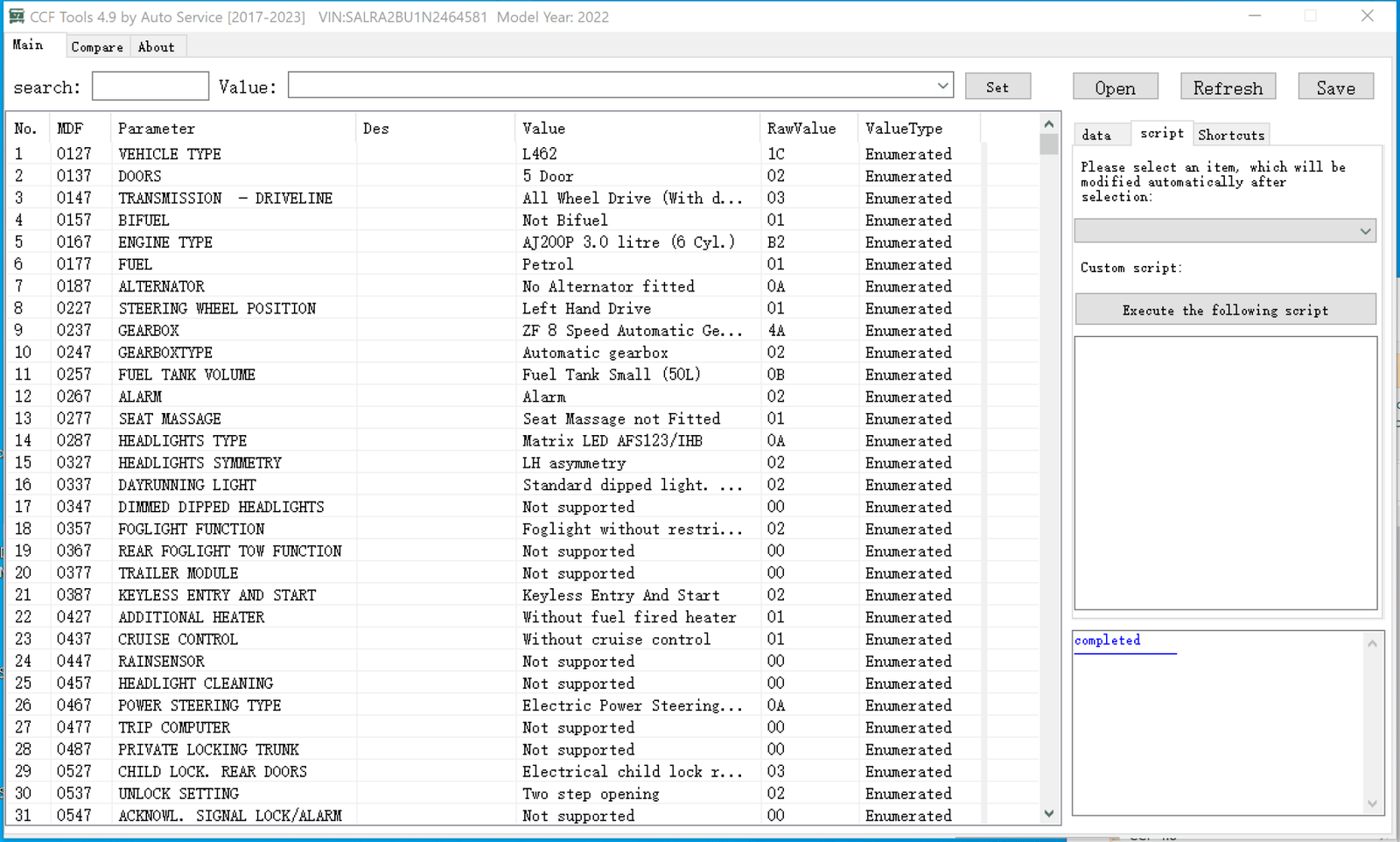 New JLR CCF Tools 4.9 CCF
Editor for JLR 2017-2023