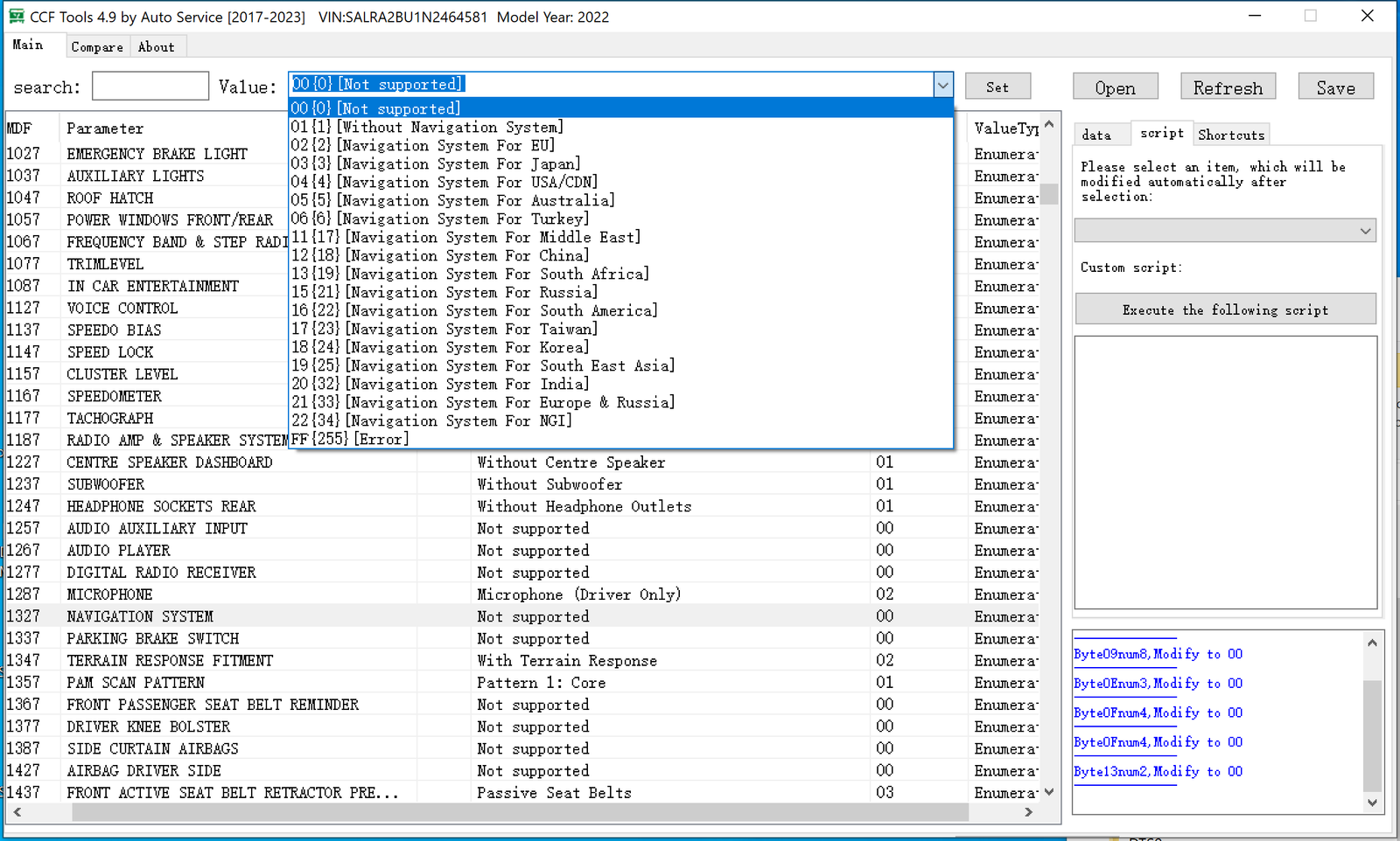 New JLR CCF Tools 4.9 CCF
Editor for JLR 2017-2023 - Image 14