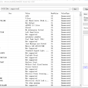Alternative view of New JLR CCF Tools 4.9 CCF
  Editor for JLR 2017-2023 - Test Demo Version