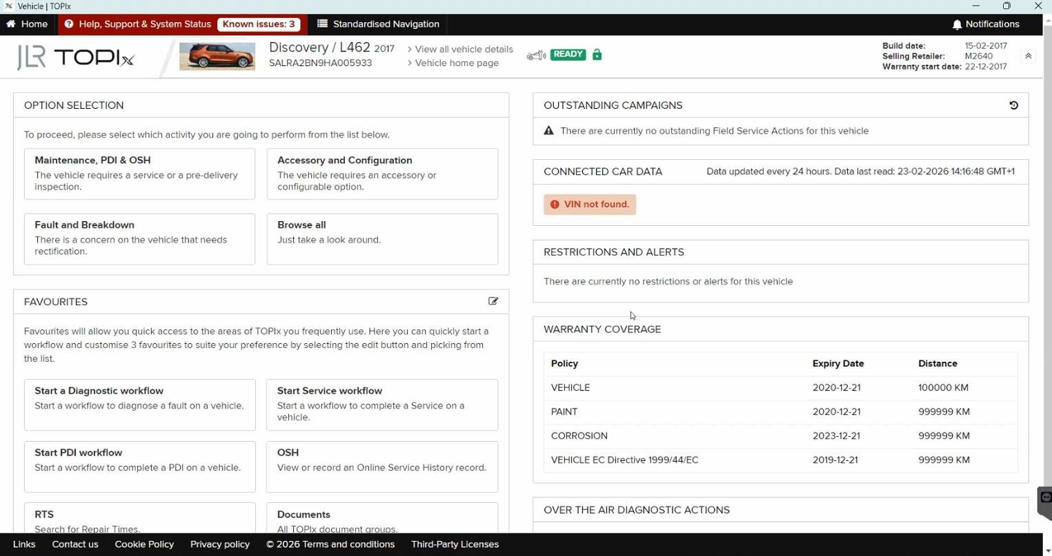 JLR TOPIX Cloud Online Access 1-Year - Image 2