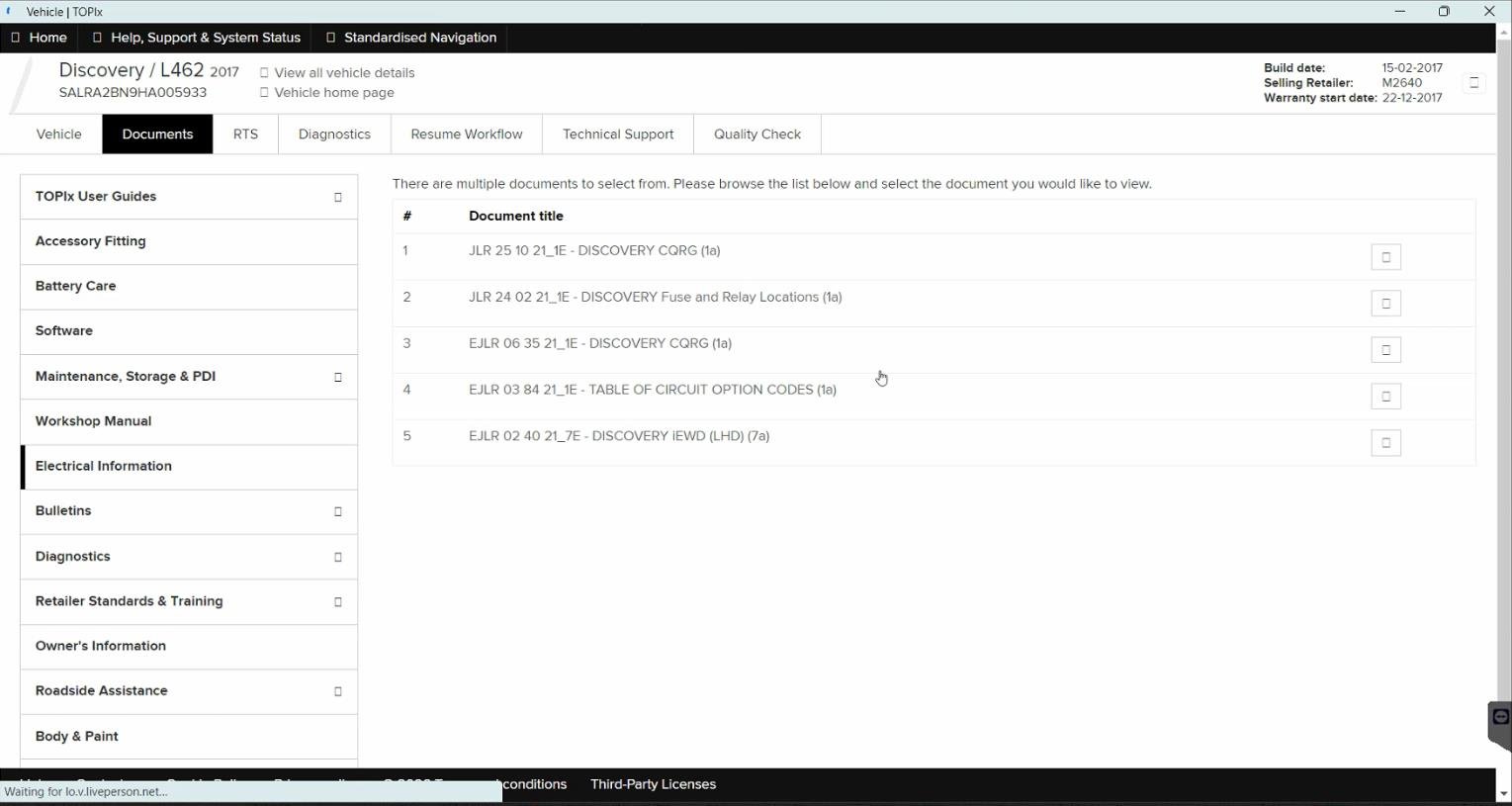 JLR TOPIX Cloud Online Access 1-Year - Image 8