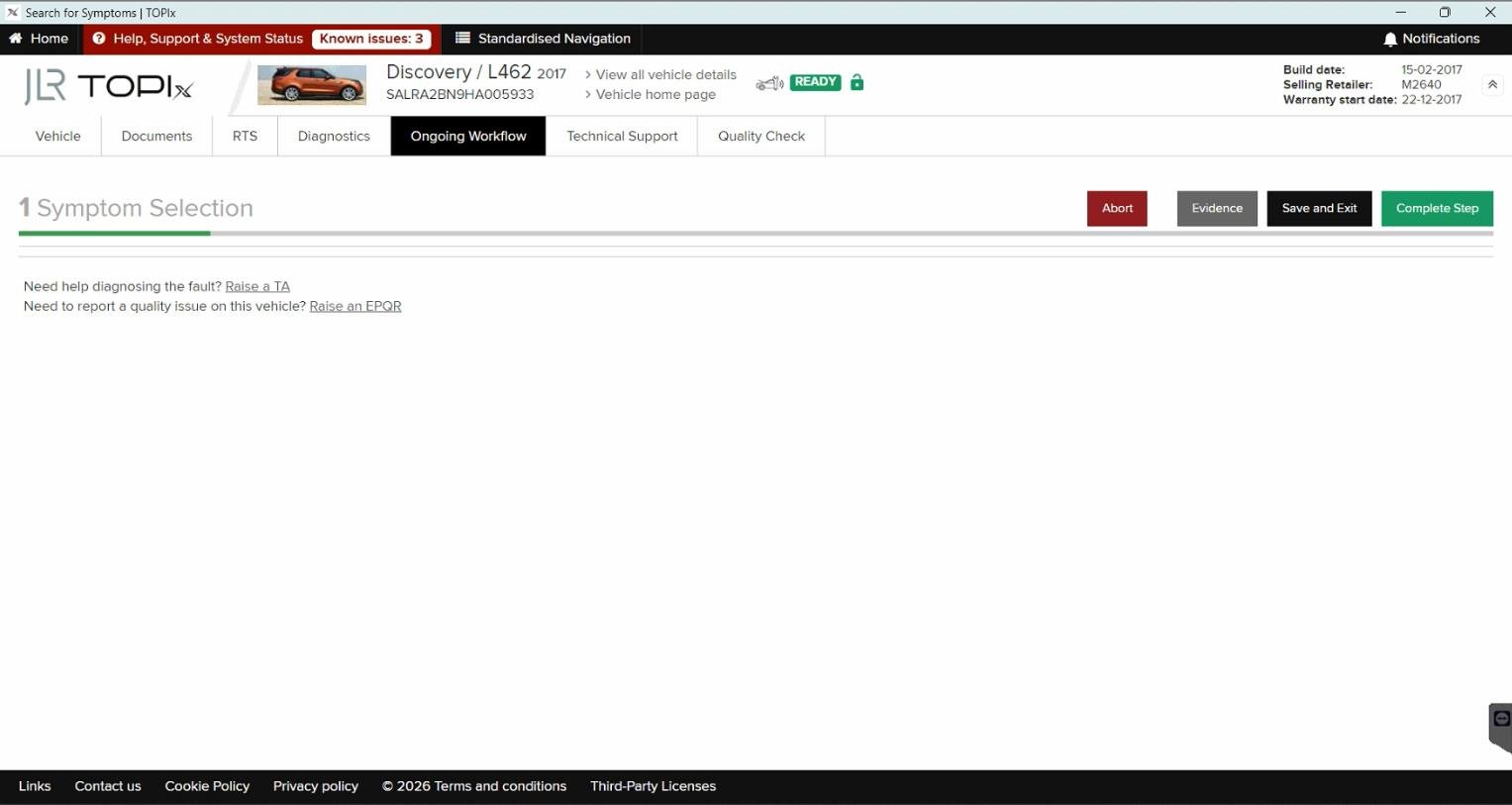 Demo JLR TOPIX Cloud Online Access - Image 4